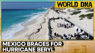 Hurricane Beryl Mexico braces for Hurricane Beryl  WION World DNA [upl. by Llerdnod]