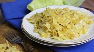 Krautfleckerl I österreichisch kochen  Österreichische Küche I einfaches Mittagessen vegan [upl. by Grassi]