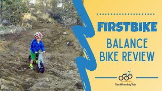 FirstBIKE Balance Bike Review by Tiffany L for Two Wheeling Tots Contest [upl. by Erodaeht]