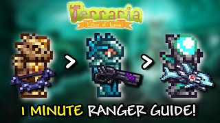 UPDATED Ranger Class Loadouts Guide  Terraria 144 Labor of Love Update [upl. by Menell]