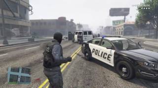 GTA V Director ModeNoose Agent vs LSPD [upl. by Rokach]