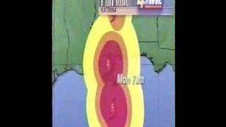 Hurricane Katrina local coverage 82805 Clip 1 [upl. by Aros794]