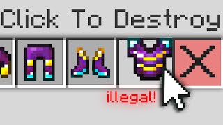 Why I Destroyed This ILLEGAL Armor In This Minecraft SMP [upl. by Oflunra]