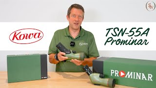 Kowa Power The TSN55A PROMINAR Spotting Scope [upl. by Aikaj]