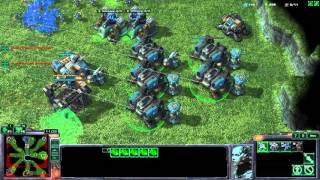 Starcraft 2  ARCADE 252 Big Game Hunter  WCSC team pod tlakem [upl. by Akeihsal]