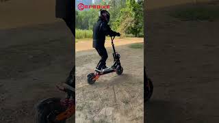 🔥🛴Offroad Electric Scooter Dual Motor Riding EFGBIKE ES09 5600 Watt Escooter electricscooterlife [upl. by Ennairb732]