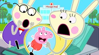 Rebecca Rabbit is pregnant What happened Peppa Pig Funny Animatiton [upl. by Arahas]