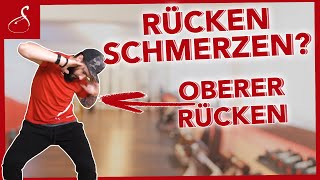 SCHMERZEN im OBEREN RÜCKEN 1 ÜBUNG die SOFORT HILFT Teil 1│ SanoGym [upl. by Lucas]