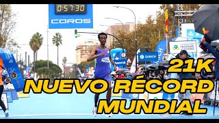 MEDIO MARATÓN DE VALENCIA 2024 Nuevo Récord Mundial Masculino [upl. by Lekkim]