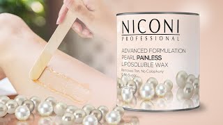 Satisfying hair removal wax for men amp women both  NICONI  regular amp oily skin Pearl [upl. by Hanway]