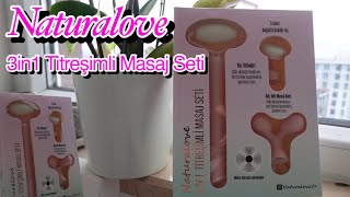 NATURALOVE 3in1 TİTREŞİMLİ MASAJ ALETİ [upl. by Akerdna312]