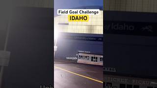 Field goal challenge IDAHO idaho football collegefootball vandals idahovandals fcs fieldgoal [upl. by Ilka]