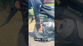 Start Your Bike  Motorcycle Engine By Just Rotating Rear Wheel  Bike Engine Start Problem shorts [upl. by Benedick624]