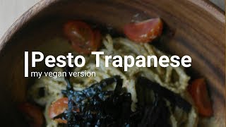 Vegan Pesto Trapanese Style Pasta [upl. by Scuram535]