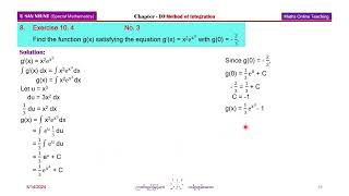 Chapter10 Method of Integration Part 11 Finish [upl. by Tarrsus186]