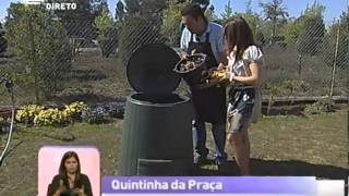 Dica de Jardinagem Compostagem  Praça da Alegria [upl. by Plank]