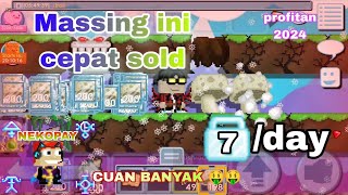 FAST SOLD BIG PROFIT GROWTOPIA 2024 [upl. by Dubois629]