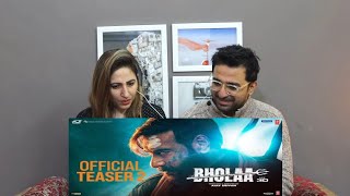 Pak Reacts to Bholaa Official Teaser 2  Bholaa In 3D  Ajay Devgn  Tabu  30th March 2023 [upl. by Bradly]