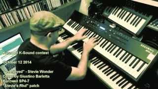 Kurzweil SP47 KSound contest  quotOverjoyedquot S Wonder  cover by Giustino Barletta [upl. by Retxab]