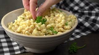 Homemade German Spaetzle Recipe [upl. by Harman981]