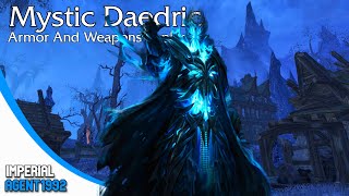 Skyrim Mod Mystic Daedric Armor And Weapons Replacer PS4XBOX1 [upl. by Amaty929]