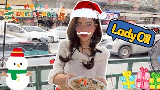 Thai Street Food CONCERT LIVE  Noodle Lady Oil in Bangkok Thailand [upl. by Ila]