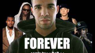 Drake ft Kanye West Lil Wayne Eminem amp JayZ  Forever remix [upl. by Giarc]