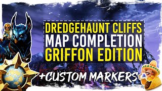 Guild Wars 2  Dredgehaunt Cliffs Map Completion with Custom Markers [upl. by Ahseym]