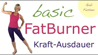 🔥 30 min basic Fatburner  Fett verbrennen mit Kräftigung amp CardioTraining  ohne Geräte im Stehen [upl. by Ahseer]