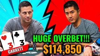 MASSIVE Overbet By Garrett Adelstein Against Andy [upl. by Gnil]