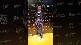 MIGUEL LAYUN en la YellowCarpet de los EliotAwards EliotAwards10 EliotAwards2024  EnPOPados [upl. by Dworman]