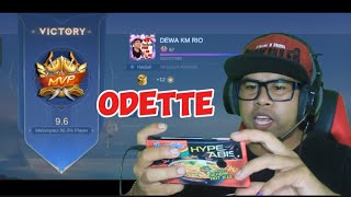 ODETTE MVP GAMEPLAY MOBILE LEGENDS INDONESIA [upl. by Silecara836]