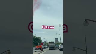 The Canadian Forces Snowbirds and Italys Frecce Tricolori fly over Parliament HillCanada ottawa [upl. by Niatsirhc]