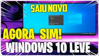 Windows 10 LEVE para PC Fraco OFICIAL da Microsoft GRÁTIS Boot e instalação✅ [upl. by Atirehc]