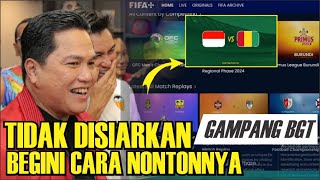 TIDAK DISIARKAN DI TV NASIONAL🔥ERICK THOHIR LOBI FIFA AGAR BISA DISIARKAN DI TV NASIONAL [upl. by Ruhtra]