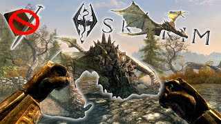 Can I take on 2 DRAGONS at once  Skyrim Unarmed Challenge 5 [upl. by Ayota]