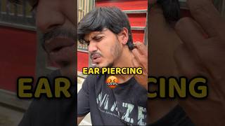 Ear piercing 🤬🎃shorts vlog minivlog [upl. by Kirima]