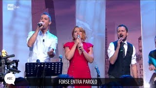 Noemi canta con Luca e Paolo quotForse entra Paroloquot  Quelli che il calcio 17092017 [upl. by Engvall596]