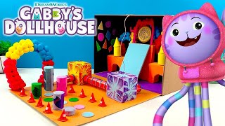 Crafting A Mini Obstacle Course with DJ Catnip  GABBYS DOLLHOUSE [upl. by Nart]