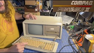 Compaq Portable II Restoration  Part 1 [upl. by Emerick]