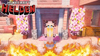 Meine BASE wurde AUSGERAUBT 🌸 Minecraft HELDEN [upl. by Drarig]