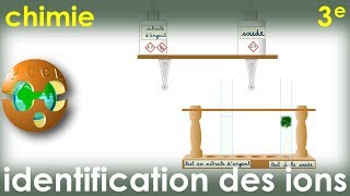 Identification des ions  PhysiqueChimie  BREVET  Collège 3e [upl. by Aipotu]