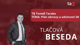 TB Tomáš Taraba TÉMA Plán obnovy a odolnosti SR [upl. by Laamaj920]