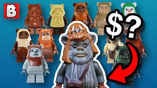 Every LEGO Ewok Minifigure EVER [upl. by Zebulen]