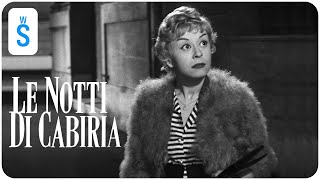 Le notti di Cabiria  Nights of Cabiria 1957  Scene Famous movie star Alberto Lazzari [upl. by Reni]