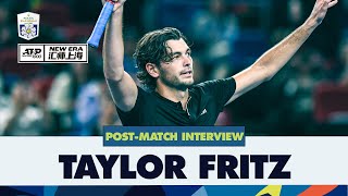 quotMy Goal Is To Finish The Year In The Top 5quot  Taylor Fritz After Defeating Terence Atmane [upl. by Champagne]