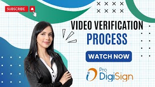 Prodigisign Video Verification Process [upl. by Yehs601]