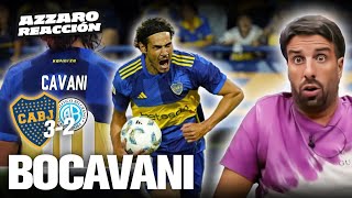 BOCA LE GANÓ A BELGRANO POR CAVANI 3 A 2  AZZARO REACCIÓN [upl. by Scornik]