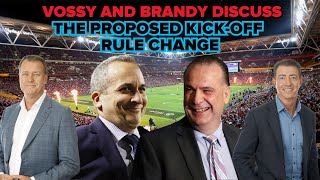 Vossy and Brandy discuss The NRLs proposed kickoff rule change [upl. by Anoblav]