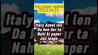 810 Italy paper Information appointment  vfs global  italyvisa travel Europeanpunjabi365 [upl. by Naffets]